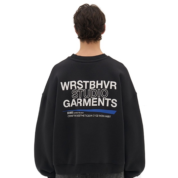 Wrstbhvr Studio Sweatshirt Schwarz